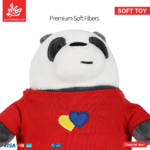 ⁦Plush Toy Grizz – Yellow T-shirt⁩ - الصورة ⁦3⁩