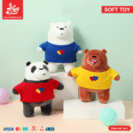 ⁦Plush Toy Grizz – Yellow T-shirt⁩ - الصورة ⁦6⁩