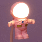 ⁦Acrylic Lighting Lamp Car Space Man - Baby Blue⁩ - الصورة ⁦19⁩