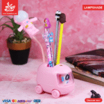 ⁦Acrylic Lighting Lamp Car Space Man - Pink⁩ - الصورة ⁦2⁩