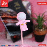 ⁦Acrylic Lighting Lamp Car Space Man - Pink⁩ - الصورة ⁦6⁩