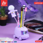 ⁦Acrylic Lighting Lamp Car Space Man - Purple⁩ - الصورة ⁦2⁩