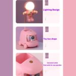 ⁦Acrylic Lighting Lamp Car Space Man - Purple⁩ - الصورة ⁦17⁩