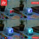 ⁦Acrylic Lighting Lamp Car Space Man - Purple⁩ - الصورة ⁦4⁩