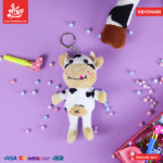 ⁦1Pc Random – Soft Keychain Cow(17cm)⁩ - الصورة ⁦3⁩