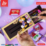 ⁦بوكس العيدية خشب - Donald & Daisy Duck⁩ - الصورة ⁦3⁩