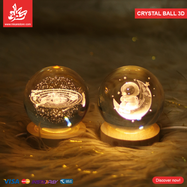 1Pc Random - Crystal Ball 3D Space (10cm)