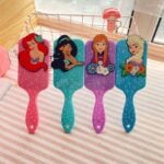 1Pc Random - 3D Acrylic Hairbrush - Princess