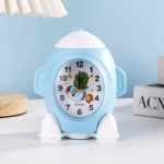 ⁦1Pc Random - Acrylic Alarm Clock - Rocket⁩ - الصورة ⁦2⁩