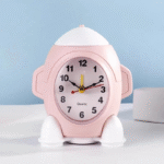 ⁦1Pc Random - Acrylic Alarm Clock - Rocket⁩ - الصورة ⁦4⁩