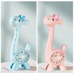 ⁦1Pc Random - Acrylic Alarm Clock - Giraffe⁩ - الصورة ⁦3⁩