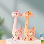 ⁦1Pc Random - Acrylic Alarm Clock - Giraffe⁩ - الصورة ⁦4⁩