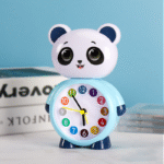 ⁦1Pc Random - Acrylic Alarm Clock - Panda⁩ - الصورة ⁦2⁩