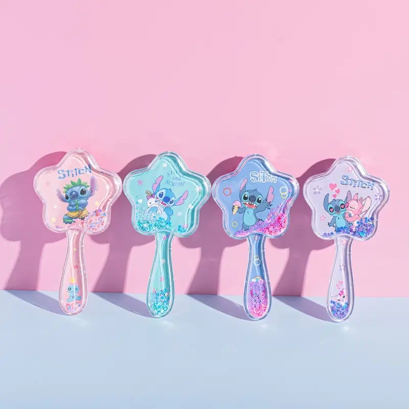 439580 1Pc Random - Hairbrush For Kids - Stitch - الصورة 1