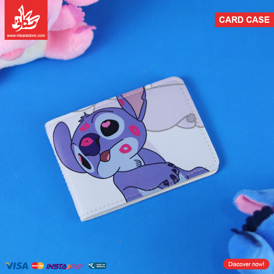 439693 Leather Card Case - Stitch Kiss - الصورة 1