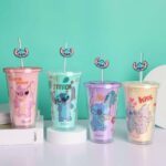 ⁦1Pc Random - Acrylic Ice Cup - Stitch Colour⁩ - الصورة ⁦2⁩