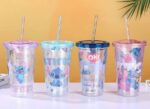 ⁦1Pc Random - Acrylic Ice Cup - Stitch Colour⁩ - الصورة ⁦4⁩