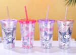 ⁦1Pc Random - Acrylic Ice Cup - Stitch Colour⁩ - الصورة ⁦6⁩