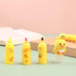 ⁦1Pc Random Highlighter Pen 3 Colors – Duck⁩ - الصورة ⁦2⁩