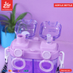 ⁦Flask Acrylic Bottle – Stitch Purple⁩ - الصورة ⁦2⁩