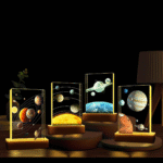 1Pc Random - Lighting Crystal 3D - Solar System