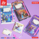 ⁦1Pc Random - Mini Notebook Frozen With Pen⁩ - الصورة ⁦2⁩