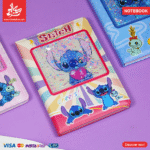 ⁦PU Leather Glitter Notebook Stitch - Couple⁩ - الصورة ⁦4⁩