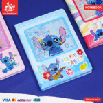 ⁦PU Leather Glitter Notebook Stitch - Couple⁩ - الصورة ⁦5⁩