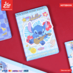 PU Leather Notebook Stitch - Hello