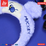 ⁦Soft 3D Velvet Hair Band For Kids - Mickey Mouse⁩ - الصورة ⁦2⁩