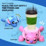 ⁦Funny 3D Stitch 2×1 - Coaster & Phone Holder⁩ - الصورة ⁦2⁩