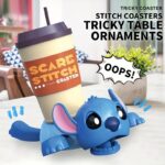 ⁦Funny 3D Stitch 2×1 - Coaster & Phone Holder⁩ - الصورة ⁦3⁩