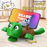 ⁦Funny 3D Turtle 2×1 - Coaster & Phone Holder⁩ - الصورة ⁦2⁩