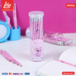 Set of 30 Pcs Eraser Pencil - Stitch Pink
