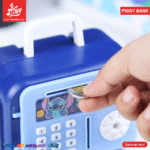 ⁦Acrylic Piggy Bank With Key - Stitch⁩ - الصورة ⁦4⁩