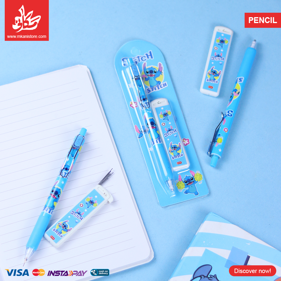442464 Mechanical Pencil Refillable 0.5mm - Stitch - الصورة 1