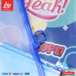 ⁦Set 6pc -  Large Size Zipper File For School Materials⁩ - الصورة ⁦3⁩