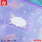 ⁦Set 6pc -  Large Size Zipper File For School Materials⁩ - الصورة ⁦6⁩