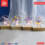 ⁦1Pc Random – Lighting Crystal 3D Circular – Stitch⁩ - الصورة ⁦2⁩