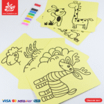 1Pc Random - Generic Sand Coloring Cards - Animals