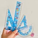 ⁦4Pcs Acrylic Ruler Set - Stitch⁩ - الصورة ⁦7⁩