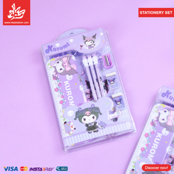 Stationery Set 4-in-1 for Kids - Kuromi