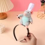 ⁦Soft 3D Velvet Hair Band - Remy⁩ - الصورة ⁦3⁩