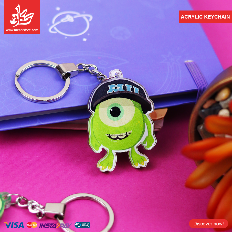 467767 Acrylic Keychains - Mike Wazowski - الصورة 1