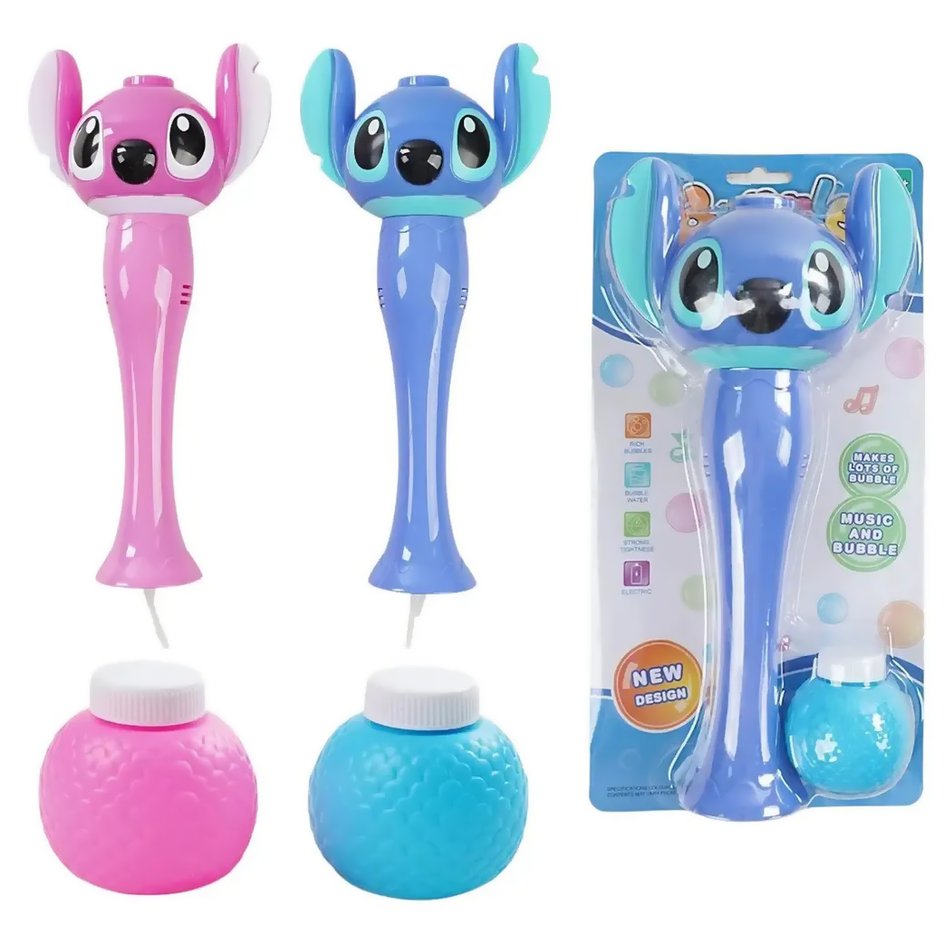 470018 1Pc Random - Soap Bubble Toy With Sound & Led Light - Stitch - الصورة 1