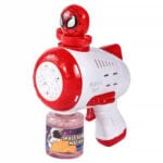 Bubble Machine Gun & Bubble Solution - Spiderman