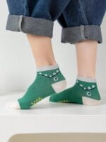 ⁦1Pairs Foot Socks Random - For Kids - Dinosaur⁩ - الصورة ⁦3⁩