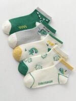 ⁦1Pairs Foot Socks Random - For Kids - Dinosaur⁩ - الصورة ⁦9⁩
