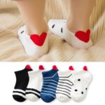1Pairs Foot Socks Random - For Kids - Heart