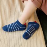 ⁦1Pairs Foot Socks Random - For Kids - Heart⁩ - الصورة ⁦5⁩